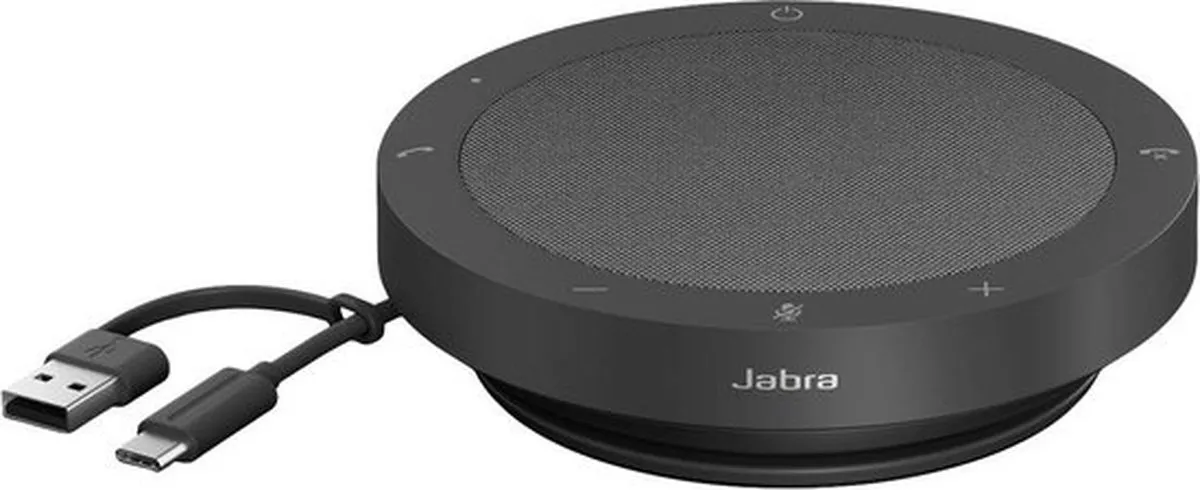 Jabra Speak2 40 MS Luidsprekertelefoon - USB-C/USB-A - Zwart