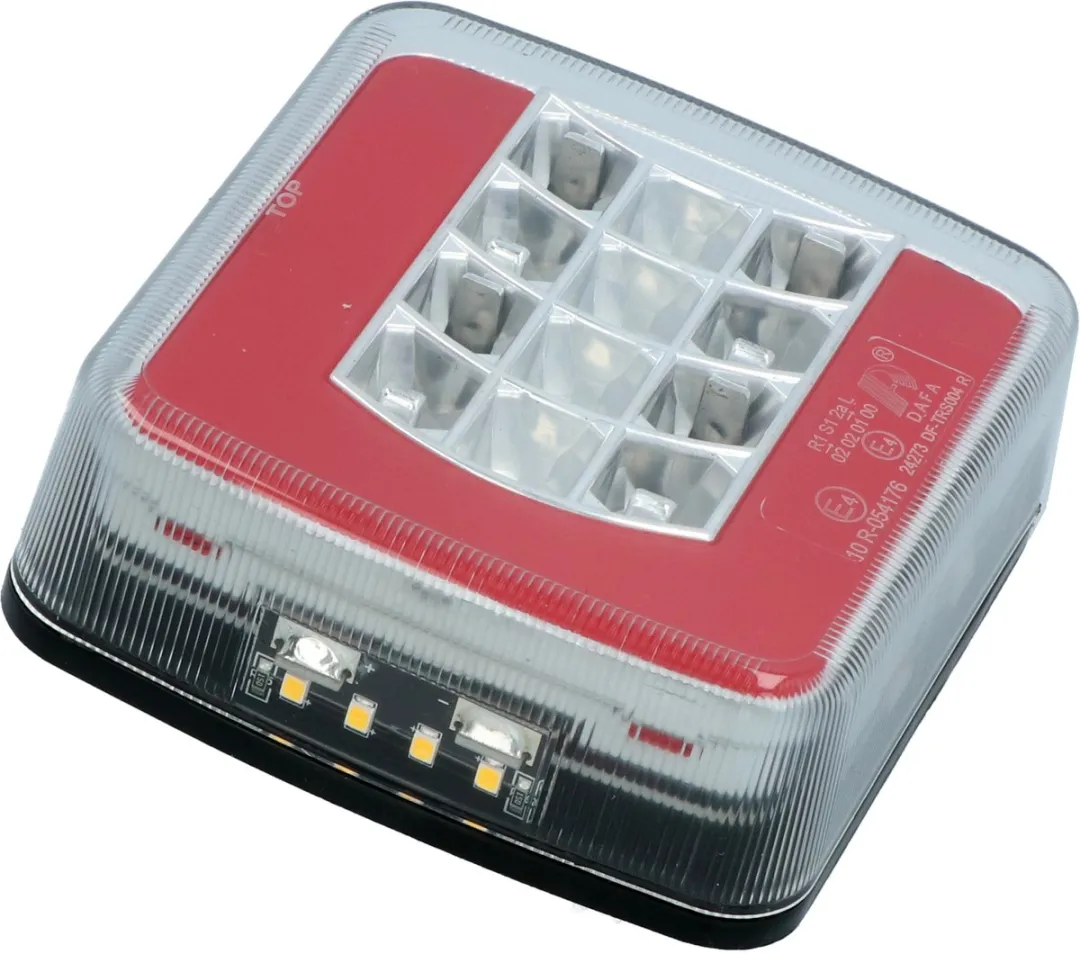 Carpoint LED Achterlicht Rechts 12/24V - 4 Functies - 104x97mm Zwart - afbeelding 6 van 6