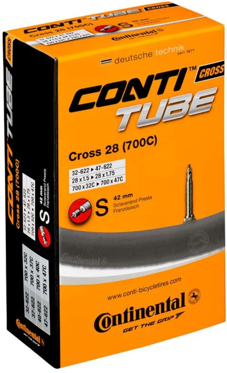 Continental Binnenband Cross 28 ERTRO 32-622 - Prestaventiel - afbeelding 6 van 6