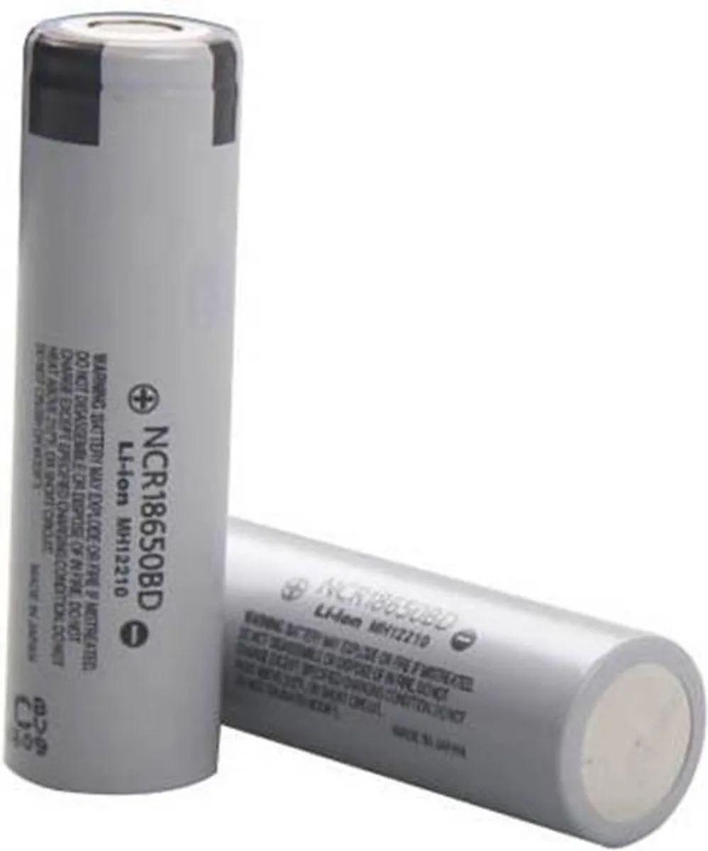 Panasonic NCR18650BD 18650 Accu - 3200mAh - 4 Stuks