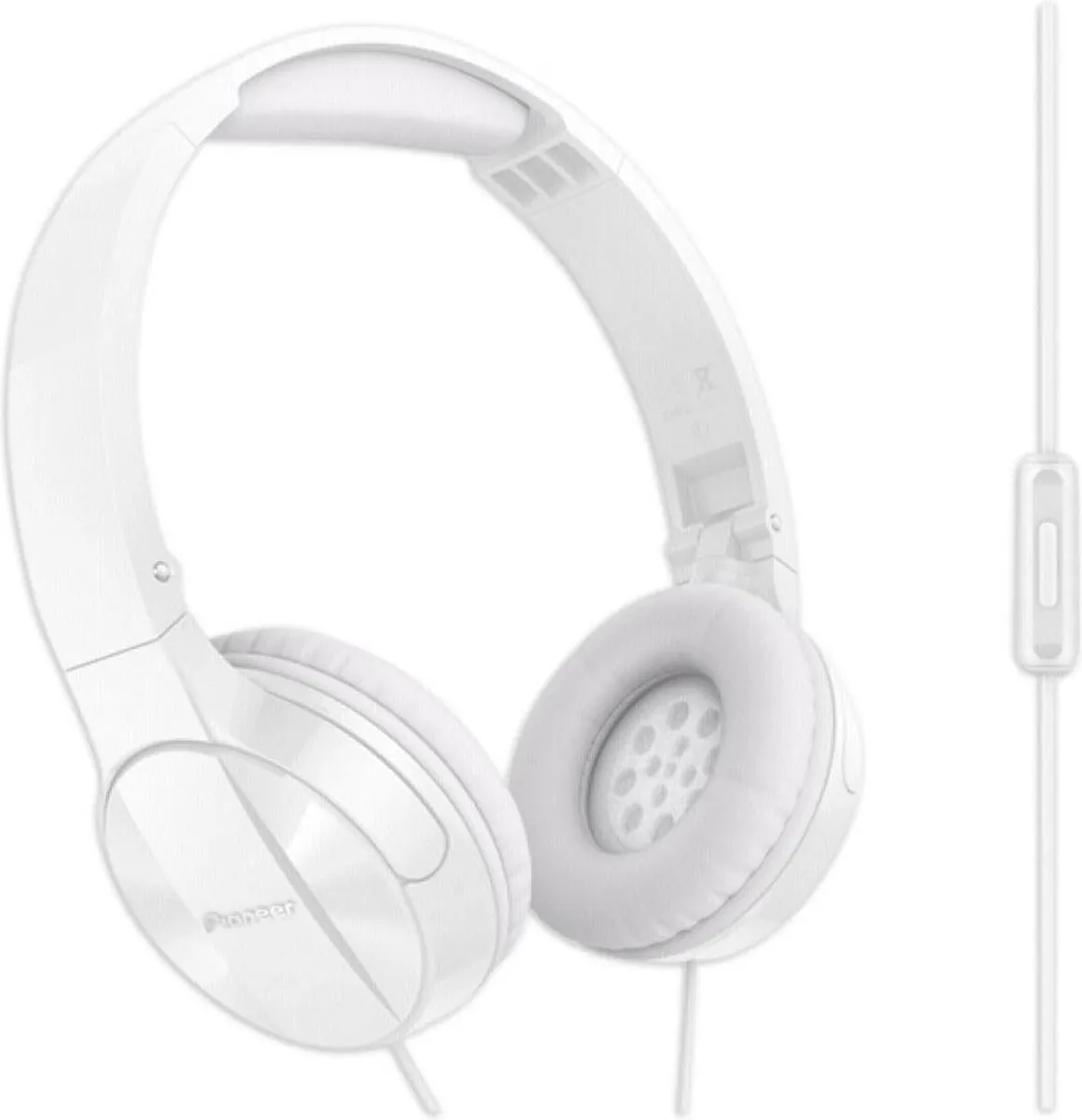 Pioneer SE-MJ503T-W On-Ear Headphones