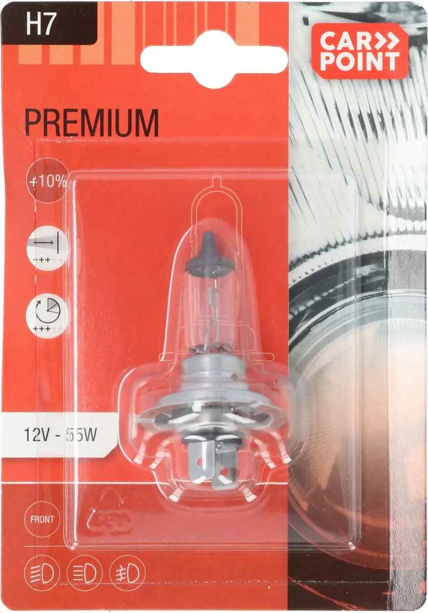 Carpoint Longlife Halogeen H7 12V 55W - Helder licht
