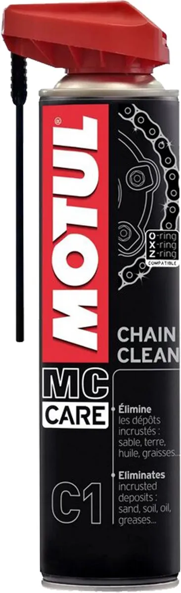 Motul Chain Care Kit C1 & C2 - 800ml - inclusief borstel