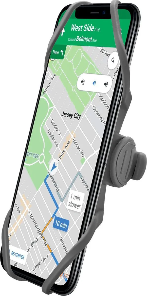 Celly Swipe Fiets Telefoonhouder - Grijs
