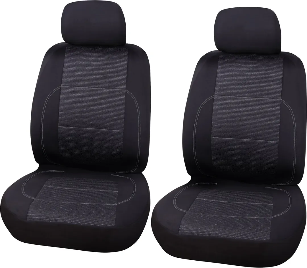 Carpoint Stoelhoesset Paris 4-delig - Zwart