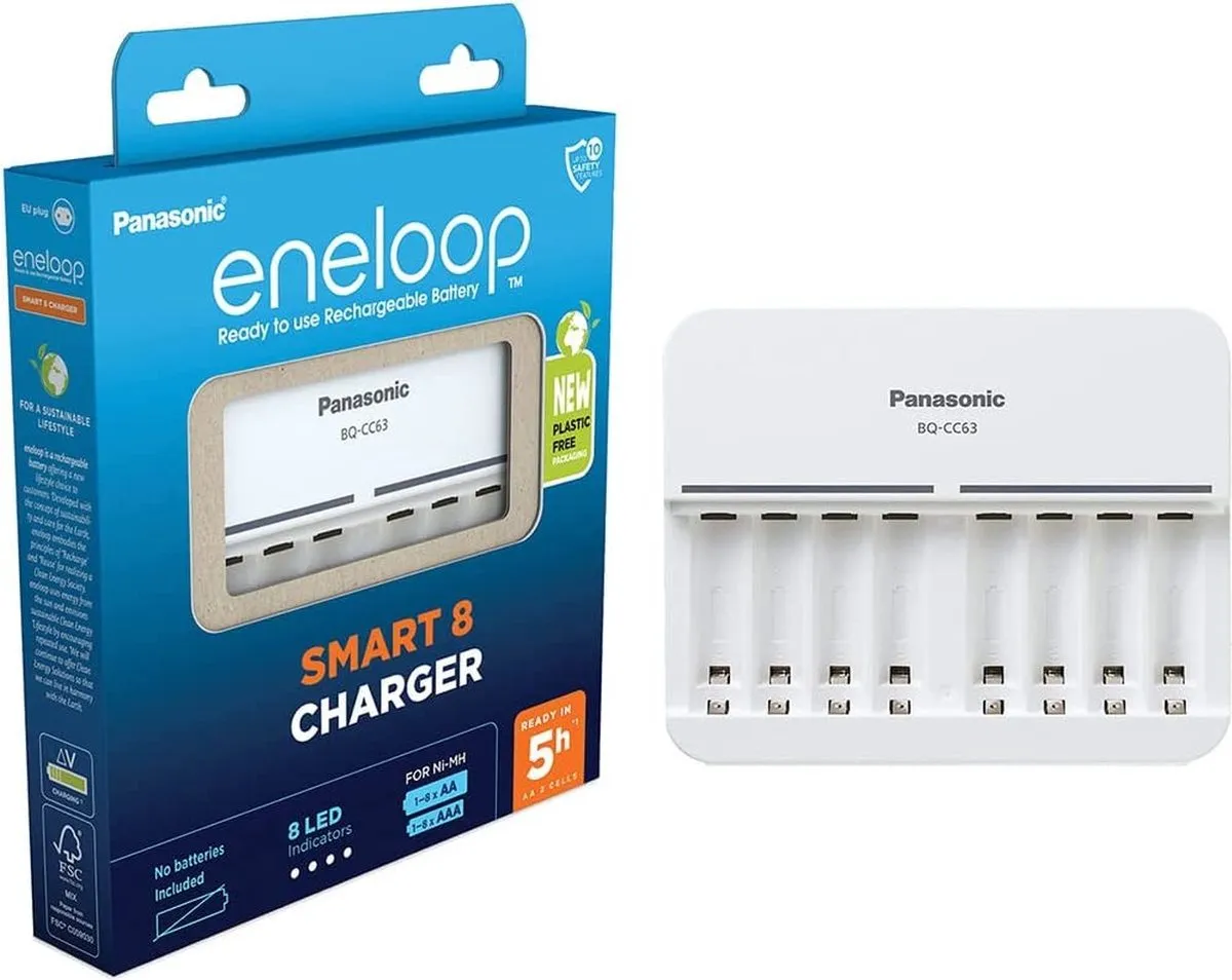 Panasonic Eneloop BQ-CC63E Oplader
