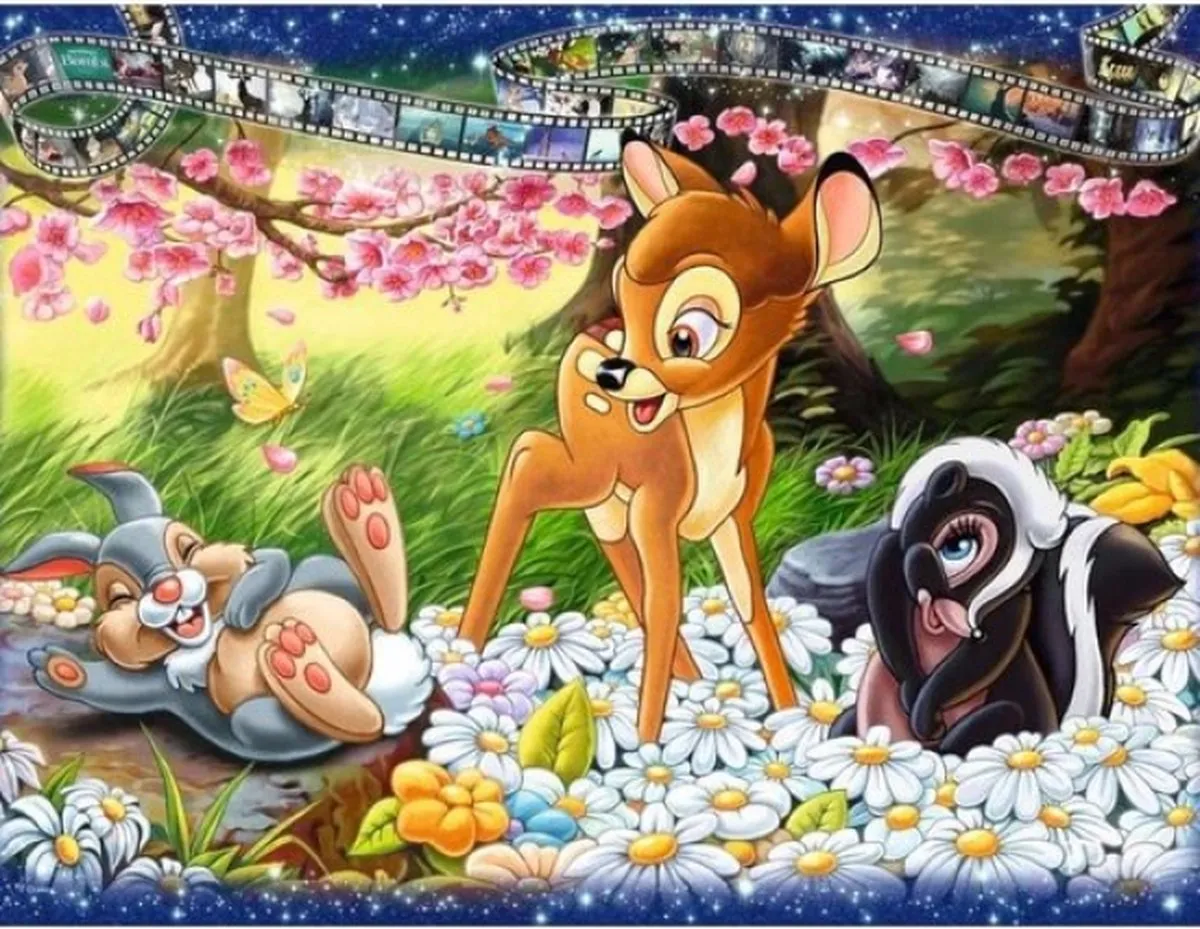 Ravensburger Disney Bambi Legpuzzel 1000 Stuks - Multicolor