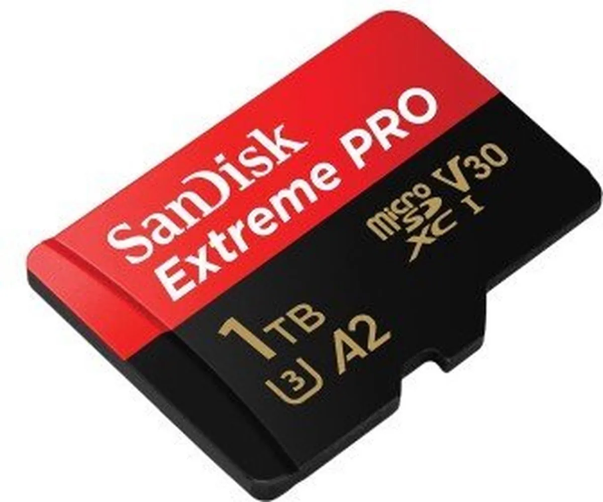 Sandisk Extreme Pro Micro SDXC 1TB - A2 V30 - met adapter