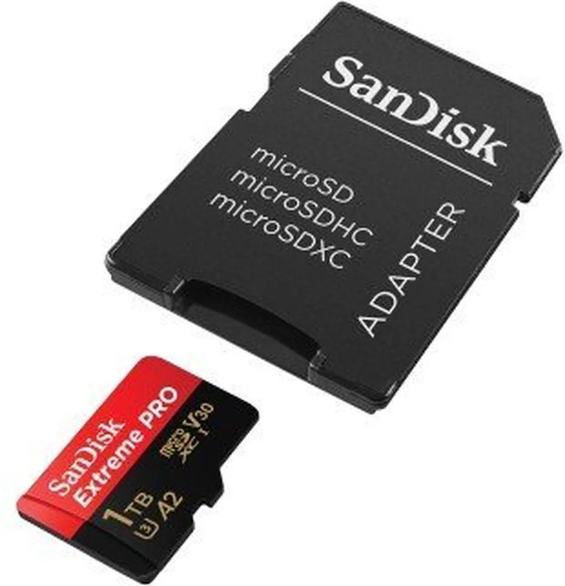 Sandisk Extreme Pro Micro SDXC 1TB - A2 V30 - met adapter