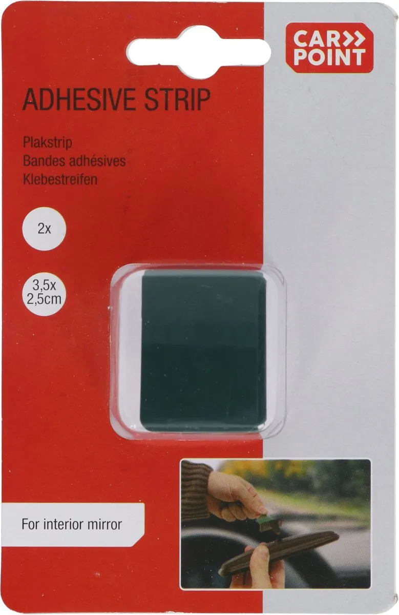Carpoint Plakstrips Binnenspiegel - Groen