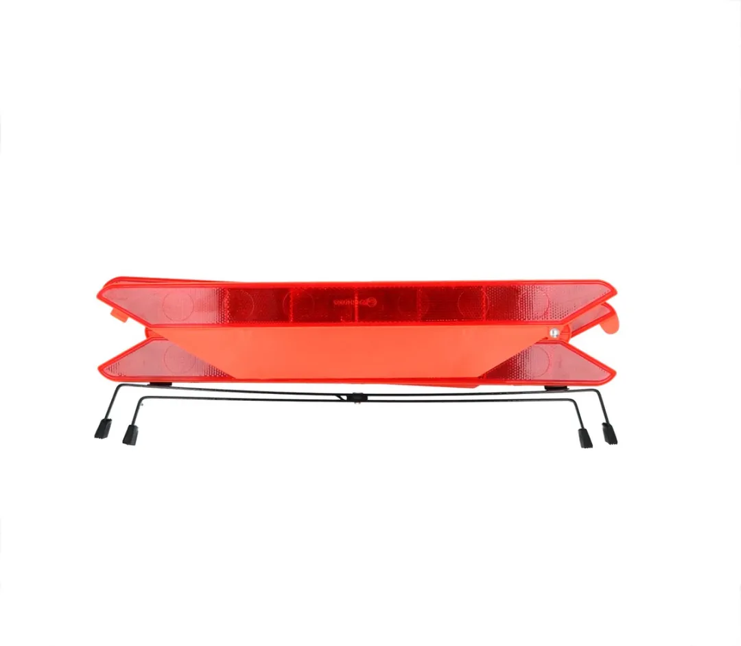 Carpoint Gevarendriehoek Zwaar Model - Reflecterend PVC - Rood/Oranje/Zwart