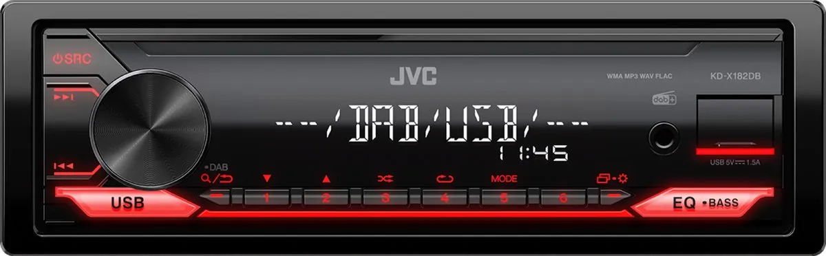 JVC KD-X182DB Autoradio
