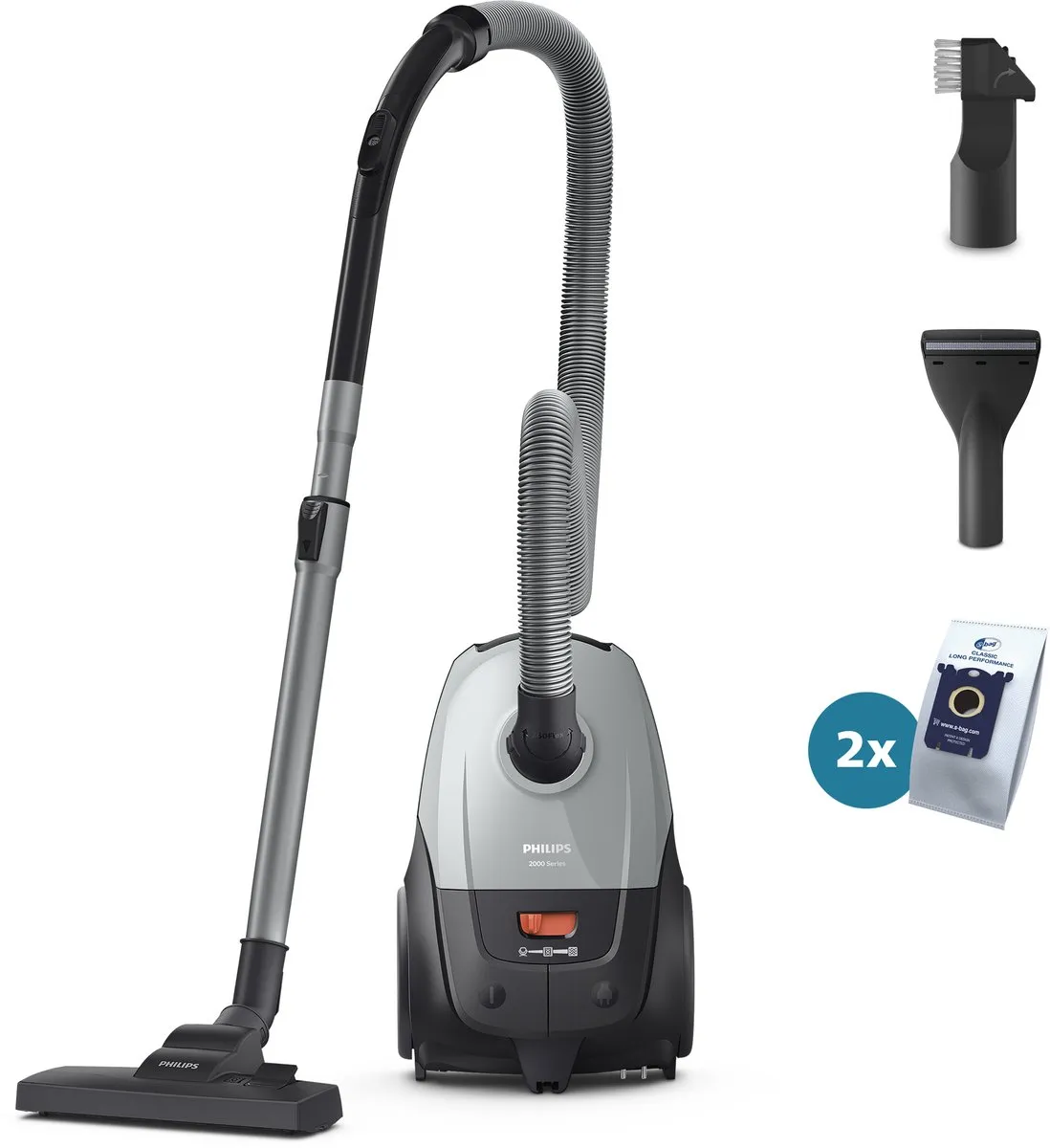 Philips 2000-Serie XD2142/12 Stofzuiger met Zak