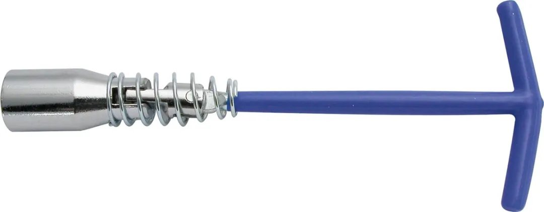 Carpoint Bougiesleutel T-greep 23,5cm - 16/21mm - Blauw