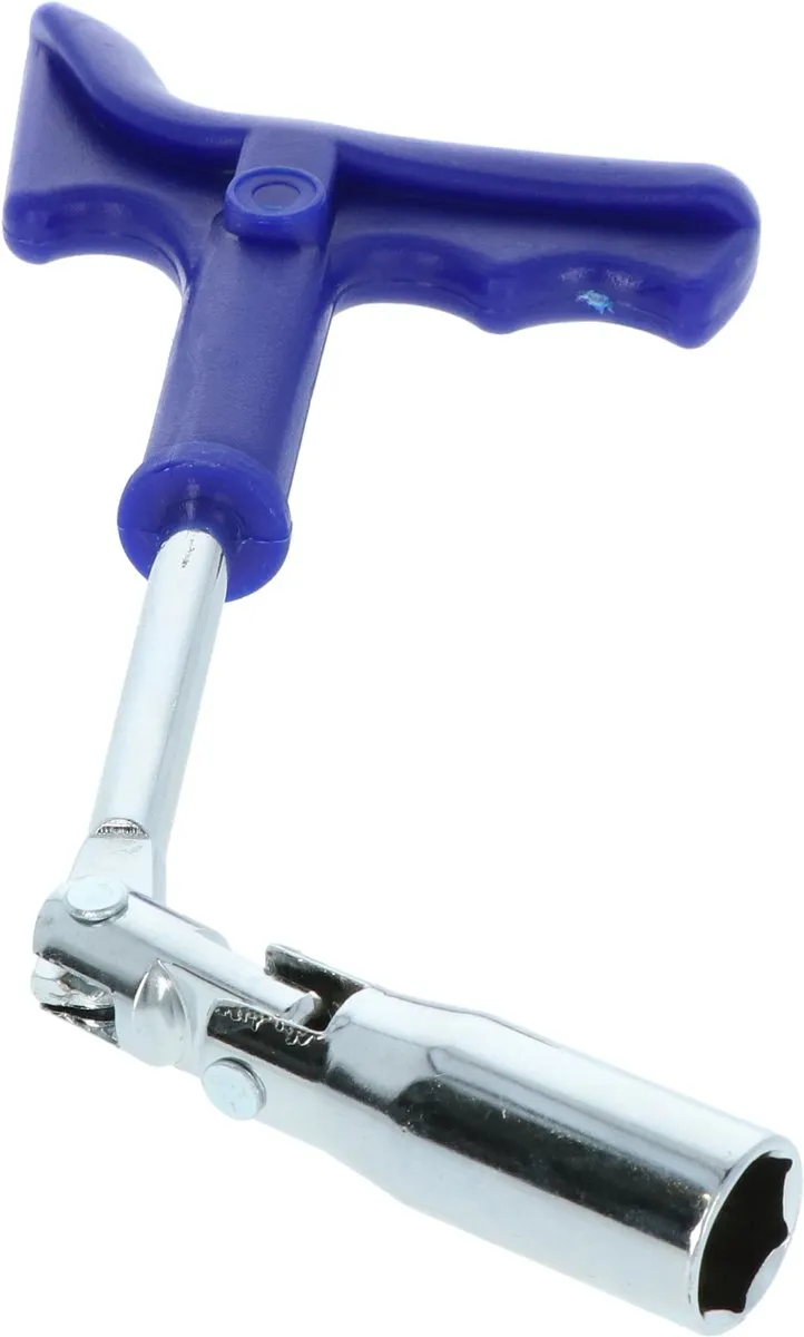 Carpoint Bougiesleutel T-Grip 16mm - Blauw