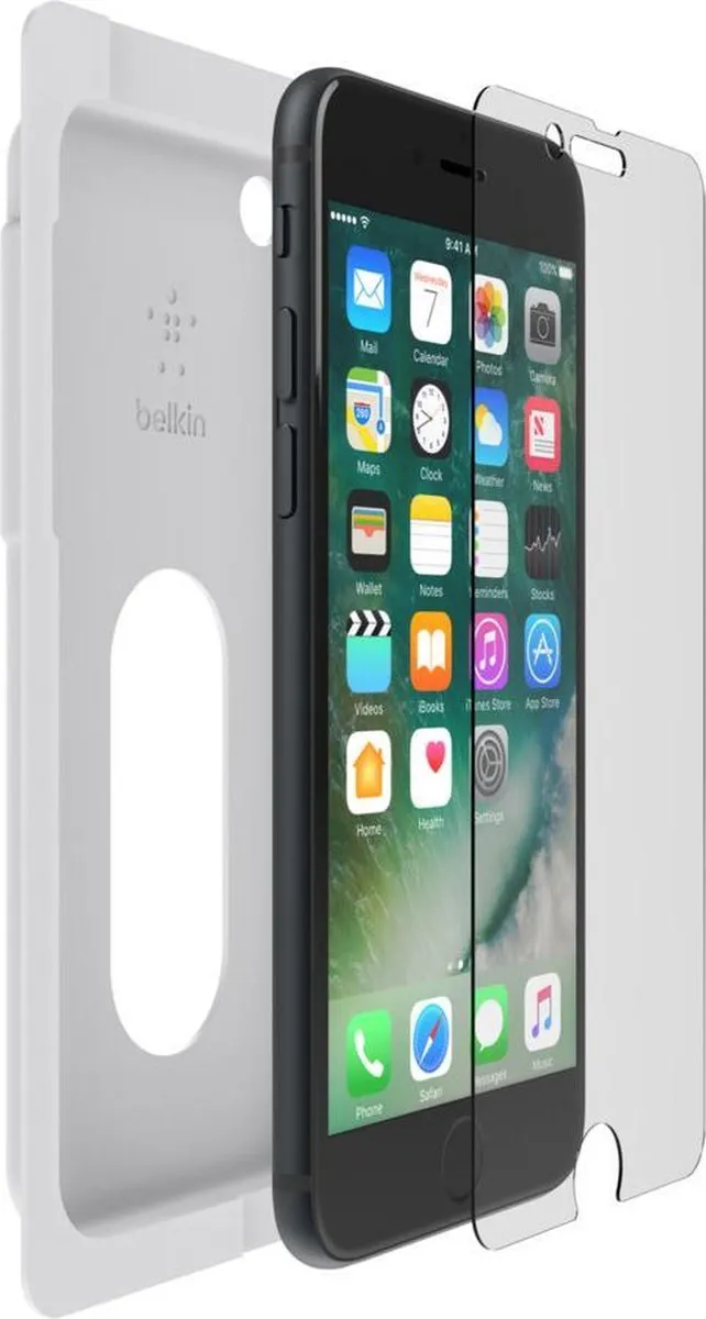 Belkin ScreenForce InvisiGlass Antimicrobiële Screenprotector iPhone 6/7/8/SE