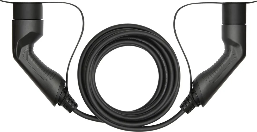 Deltaco EV-1205 e-Charge Oplaadkabel voor Elektrische Auto - Type 2 - 16A / 3.6kW - 5 m - Zwart