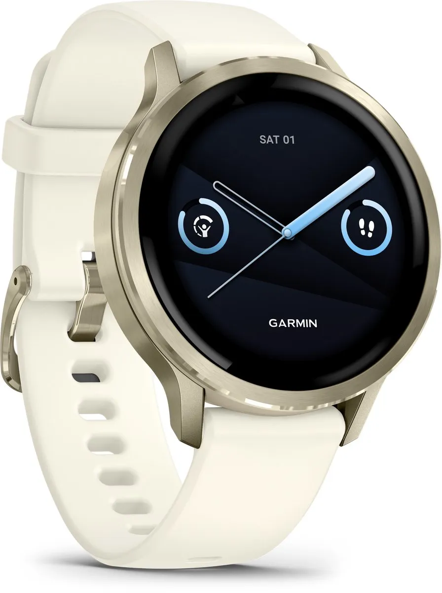 Garmin Venu 4 - Multisport smartwach - 41 mm - AMOLED - Goud/Creme