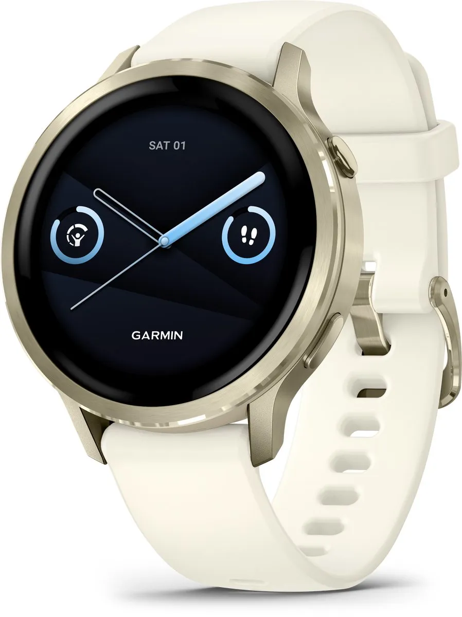 Garmin Venu 4 - Multisport smartwach - 41 mm - AMOLED - Goud/Creme