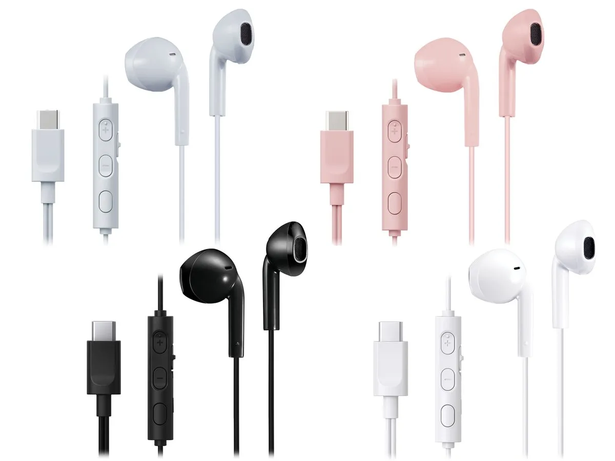 JVC HA-FR17UC In-Ear USB-C Headset - Roze
