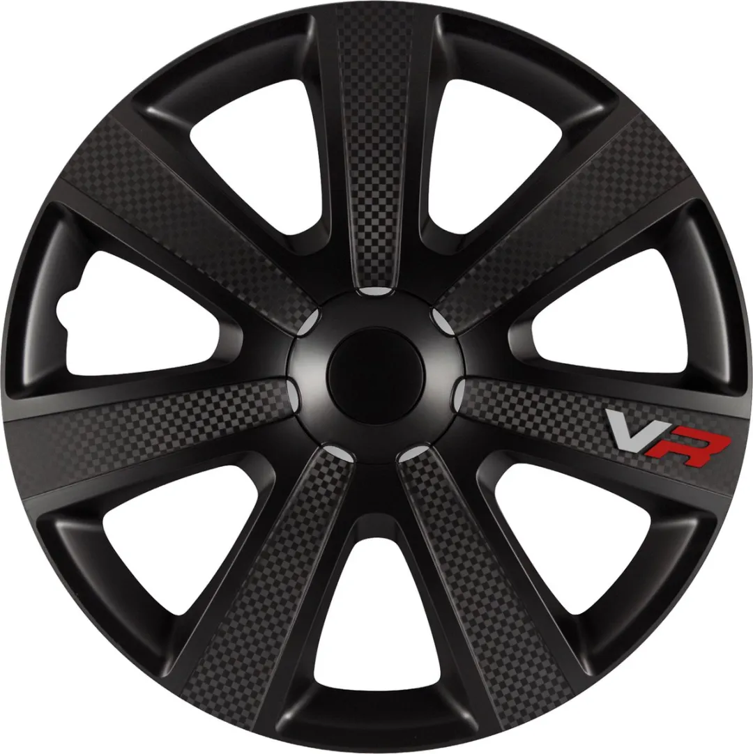 Carpoint Wieldoppen Carbon 15" ABS