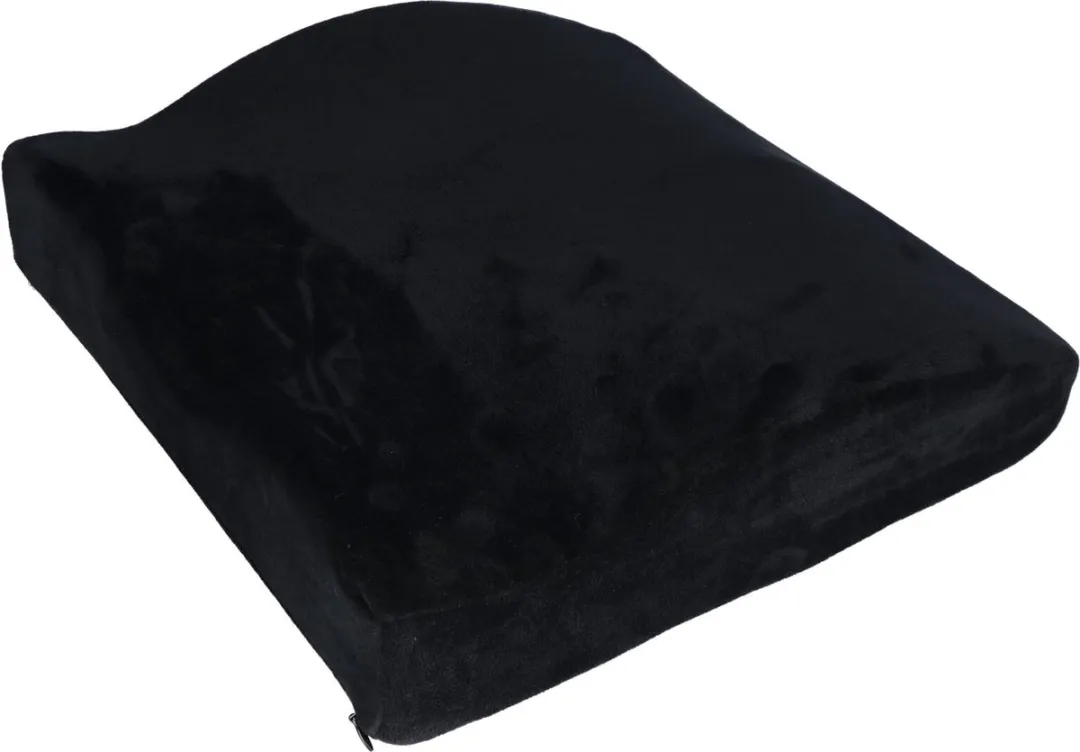 Carpoint Auto Zitkussen Memory Foam 39x39x9cm - Zwart
