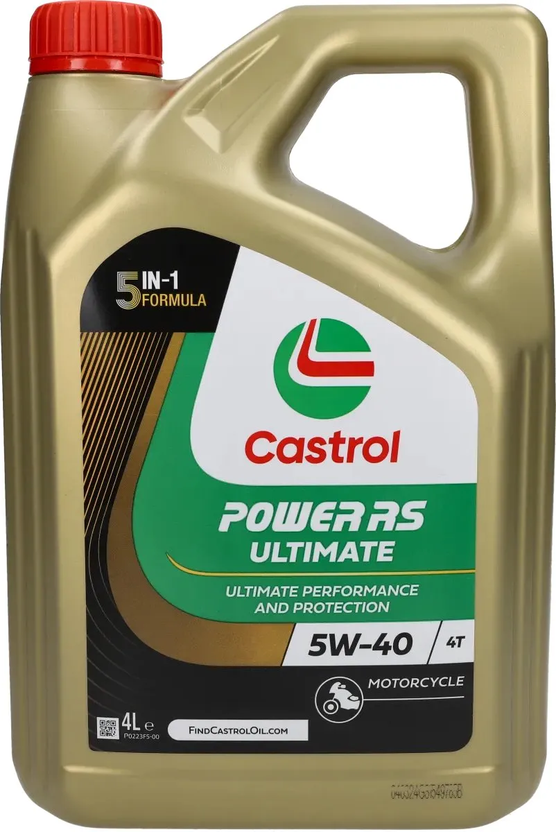Castrol Power RS Ultimate 4T 5W40 Motorolie 4L