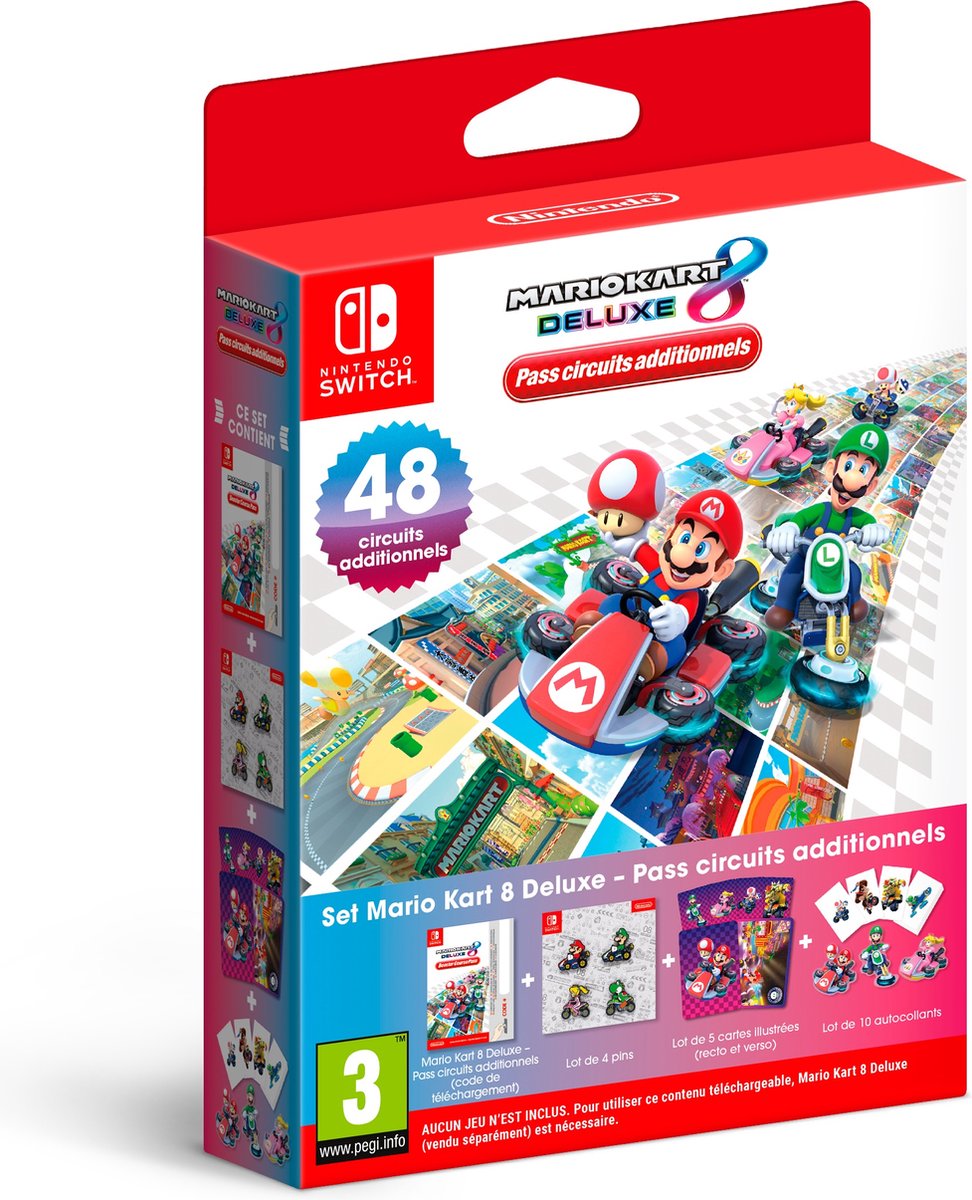 Mario Kart 8 Deluxe - Circuit-uitbreidingspas (Code-in-a-box) - Nintendo Switch versie