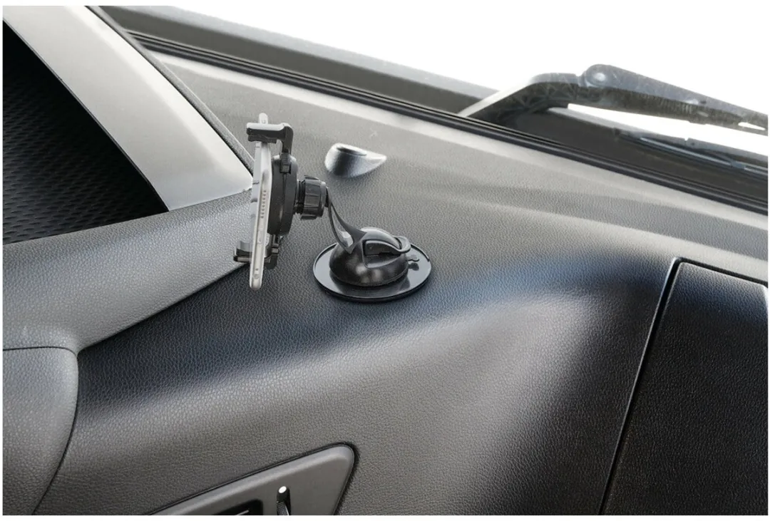Lampa Grip Disc Dashboardbevestiging Ø80mm - Zwart