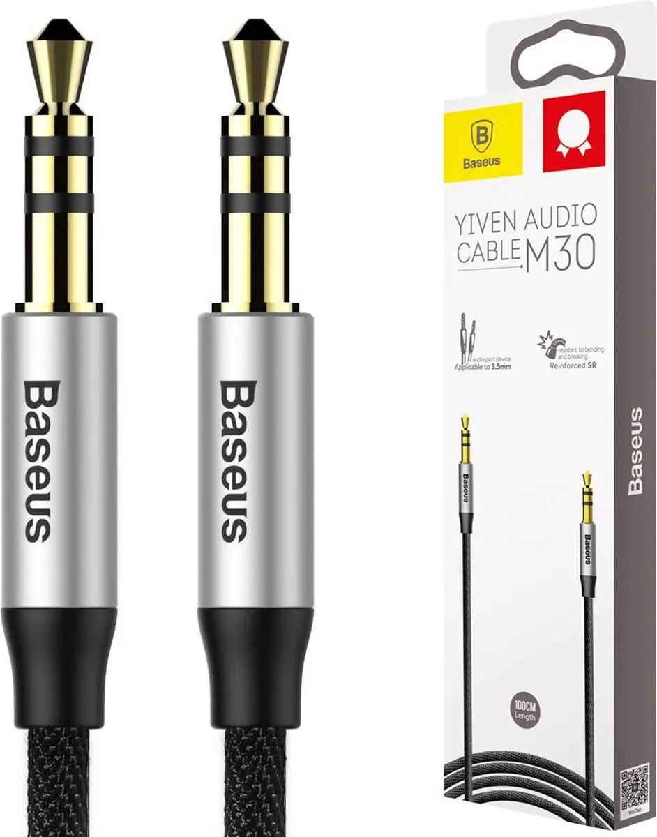 Baseus M30 Jack naar Jack Audiokabel 1.5m