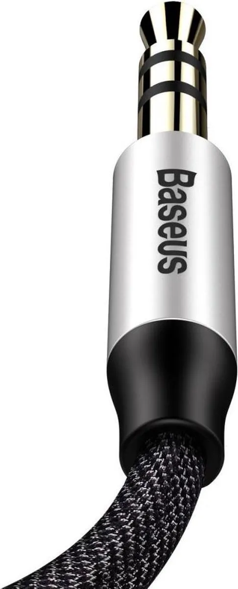 Baseus M30 Jack naar Jack Audiokabel 1.5m - Zwart