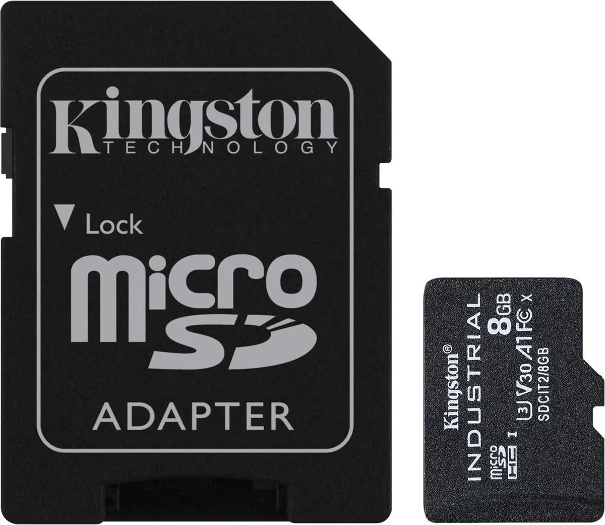 Kingston Industrial microSDHC 8GB Class 10 UHS-I