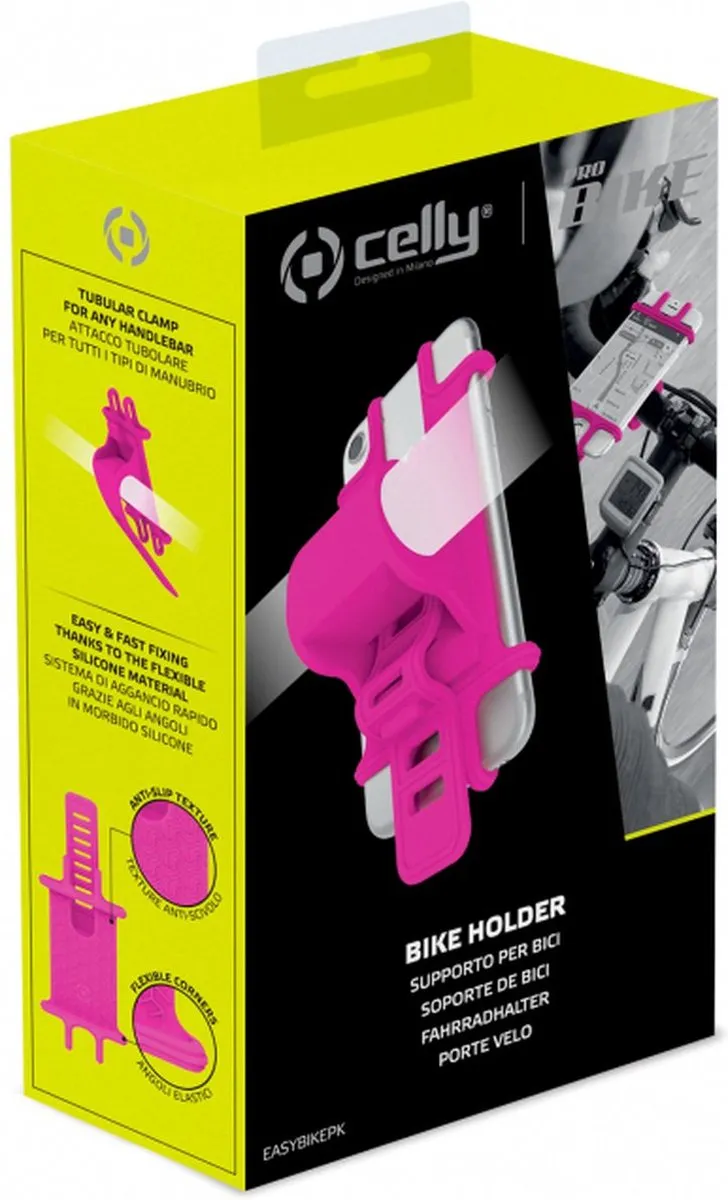 Celly Easybike Telefoonhouder Fiets - Roze