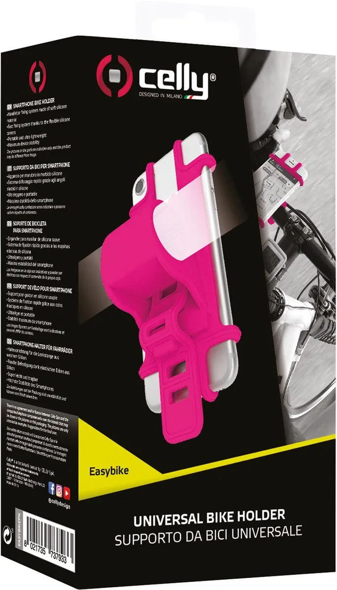 Celly Easybike Telefoonhouder Fiets - Roze