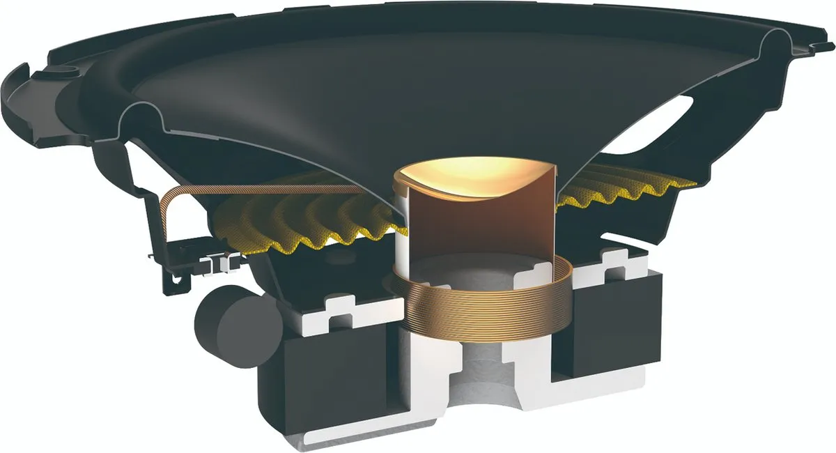 Pioneer TS-A1601C Autospeakers 350W - 4 Stuks Zwart/Goud