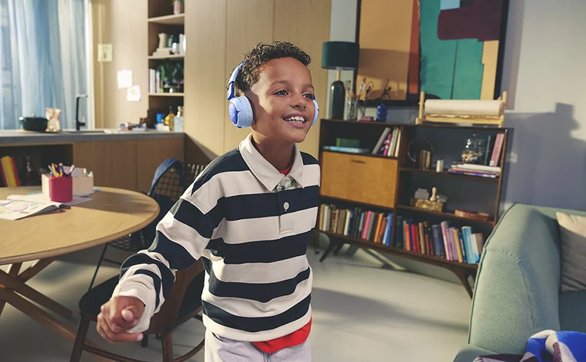 JBL Junior 320BT Kinderkoptelefoon - Turquoise - 50u batterij