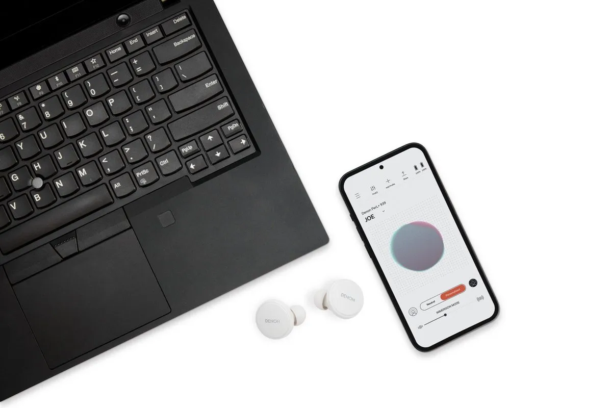 Denon PerL Pro AH-C15PL Draadloze Oordopjes - 40u - Zwart - afbeelding 6 van 6