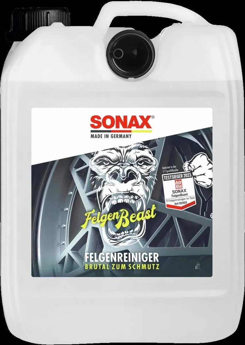 Sonax Velgenreiniger Beast 5L - inclusief kwast en droogdoek