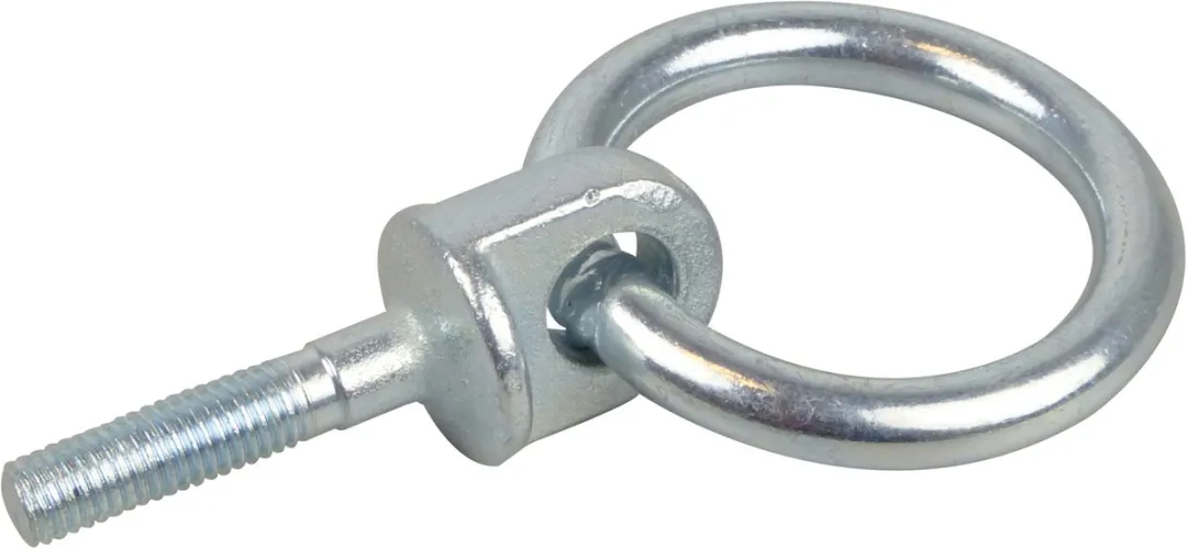 Carpoint Bindoog Ring M10 x 35mm - Scharnierend 50mm - Zilver