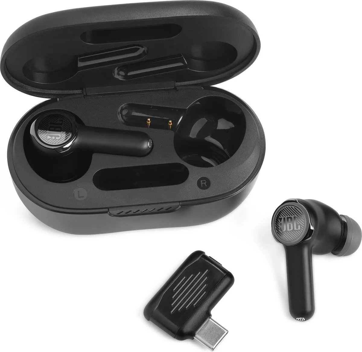 JBL Quantum TWS Draadloze Oordopjes - Zwart