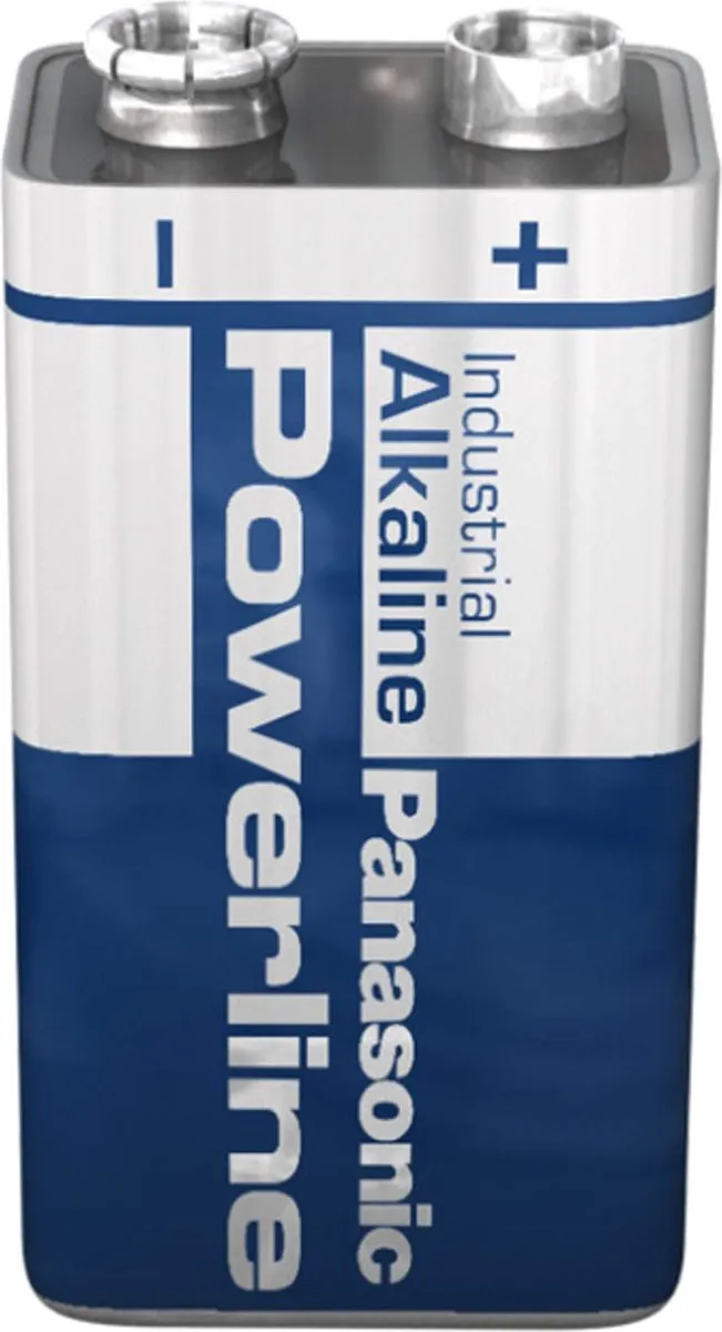 Panasonic 9V-blok Alkaline Batterij 510mAh