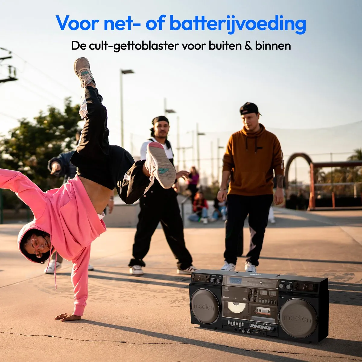 Medion MD44538 Cassetterecorder - 20W - Zwart