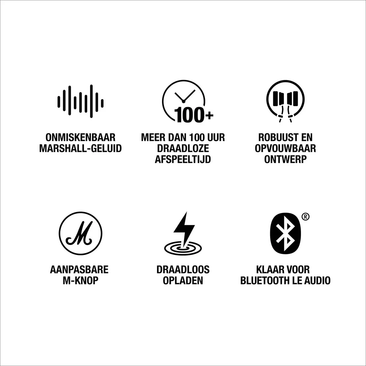 Marshall Major V 228158 On-Ear Bluetooth Koptelefoon - Cream