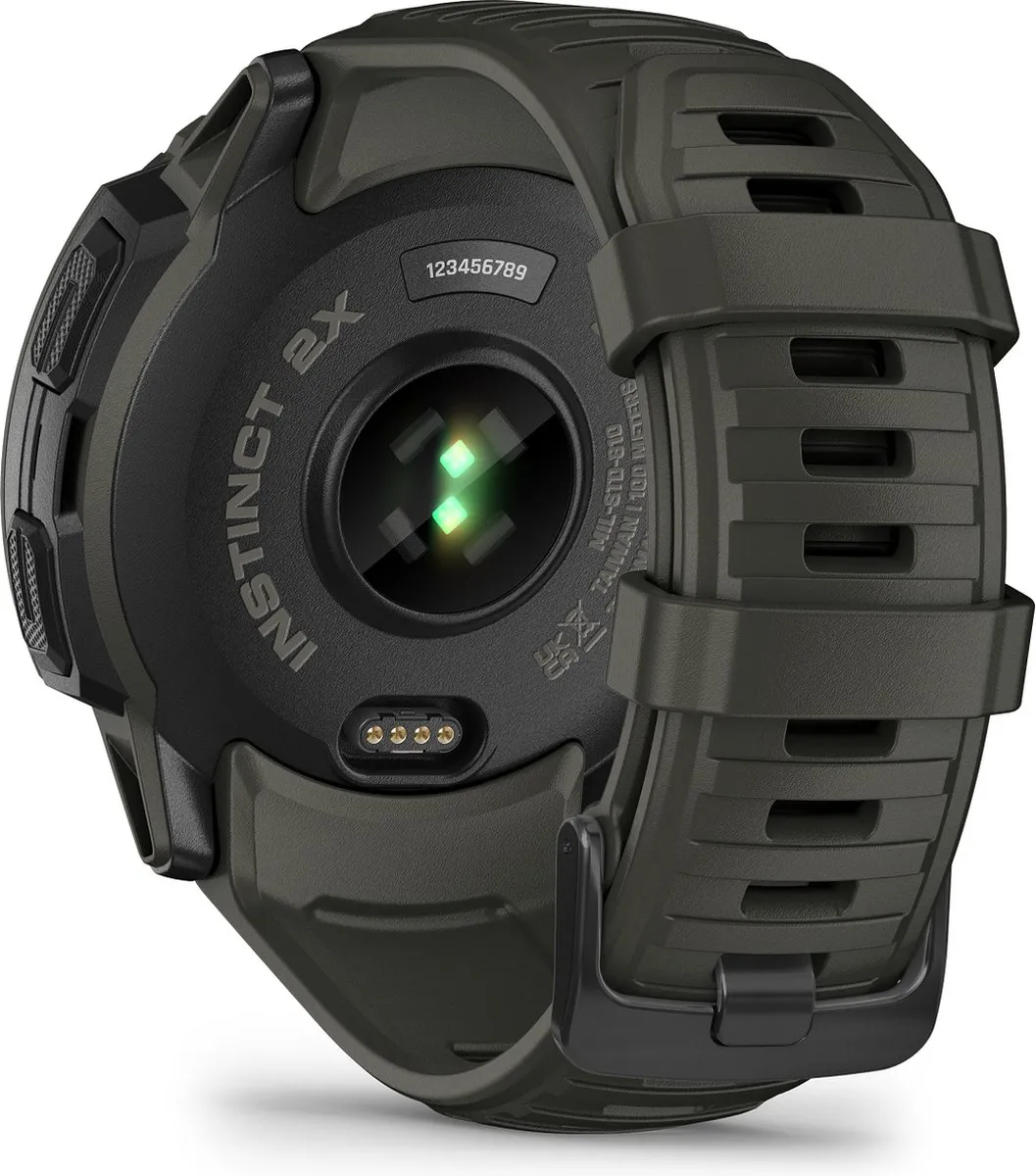 Garmin Instinct 2X Solar Smartwatch - Moss