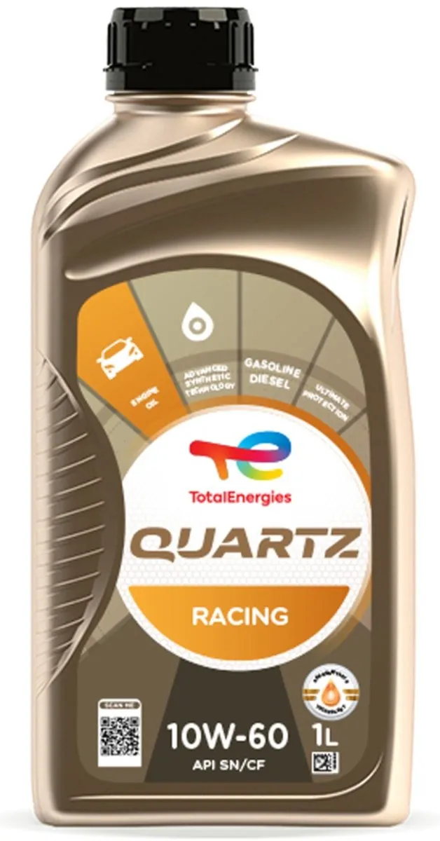 Total Quartz Racing 10W60 Motorolie 1 Liter