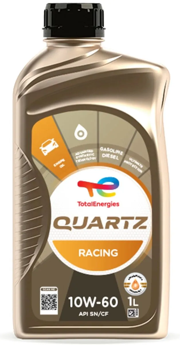 Total Quartz Racing 10W60 Motorolie 1 Liter