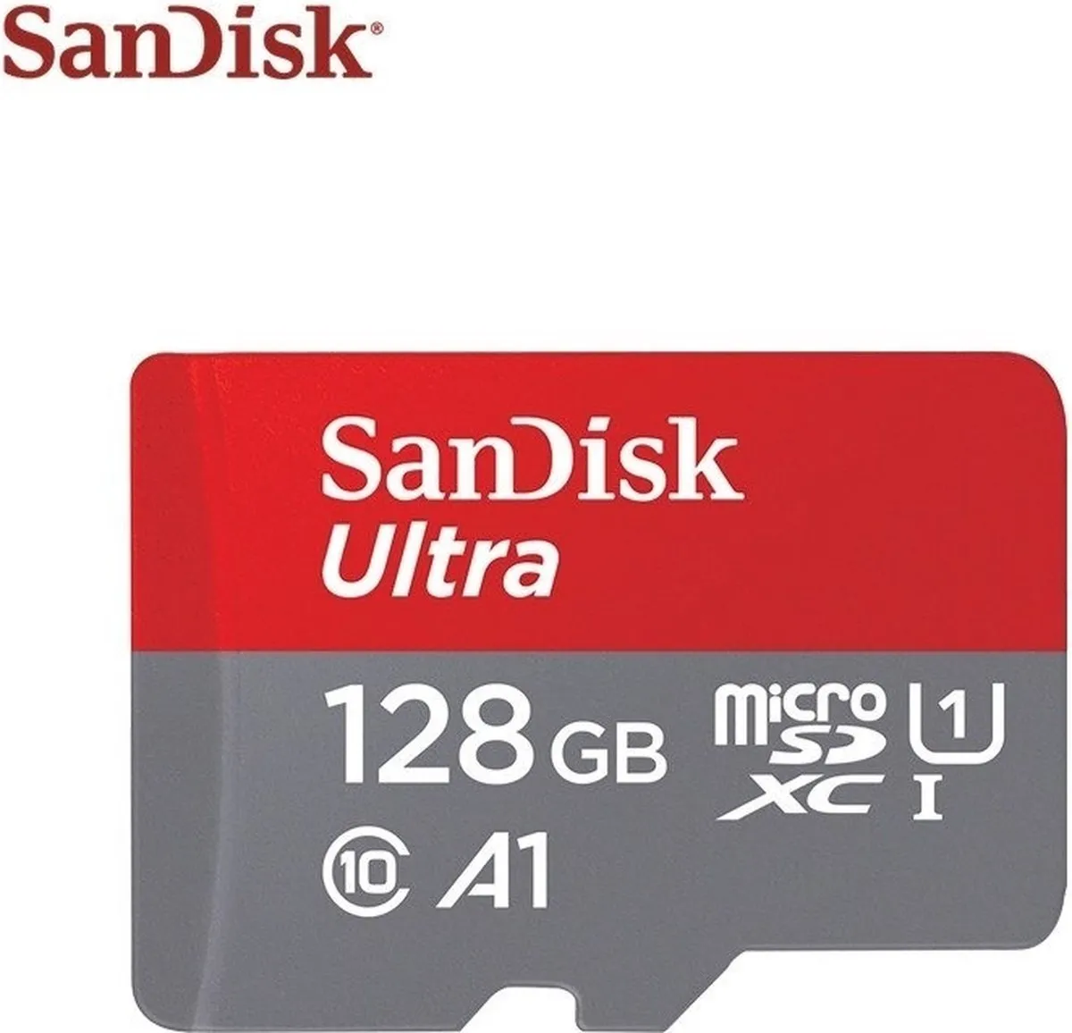 SanDisk Ultra Micro SDXC 128GB - UHS-I A1 - met adapter