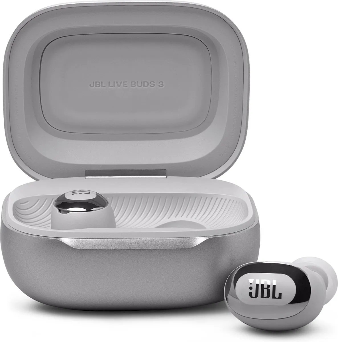 JBL Live Buds 3 JBLLIVEBUDS3SIL Oordopjes - 40u - Zilver