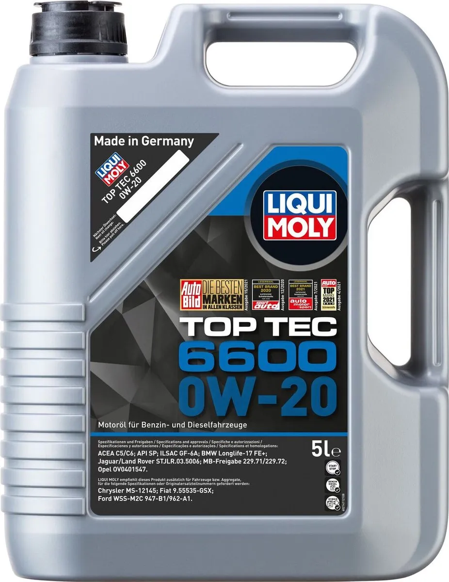 Liqui Moly Top Tec 6600 0W-20 5L
