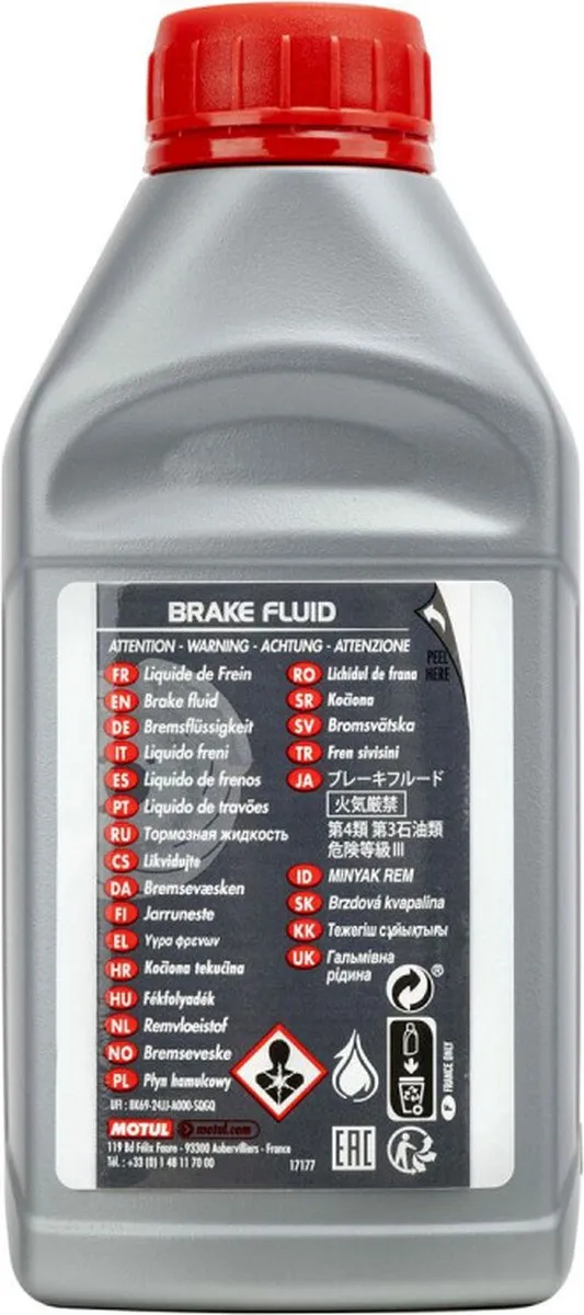 Motul RBF600 Remvloeistof 500ml